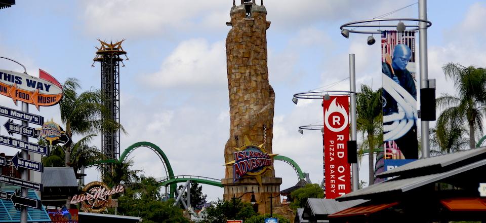 Brinquedos Radicais com Água no Universal Island Of Adventure