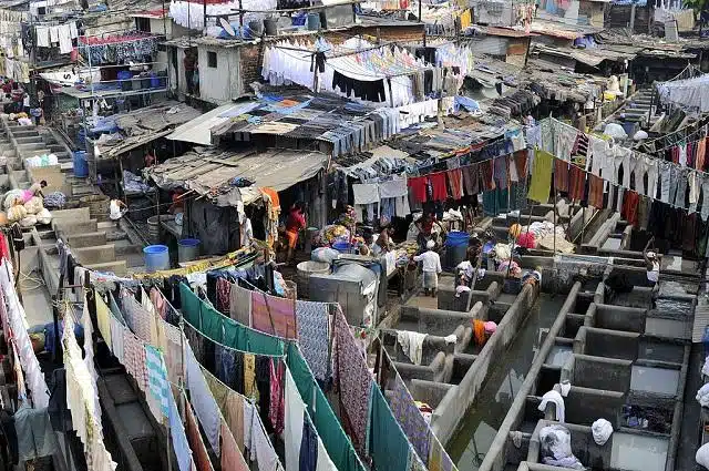 lavanderia a ceu aberto rm Mumbai, Índia