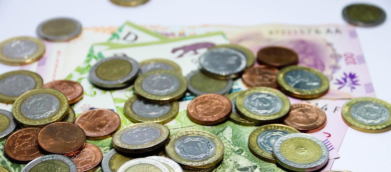 Câmbio de pesos na Argentina