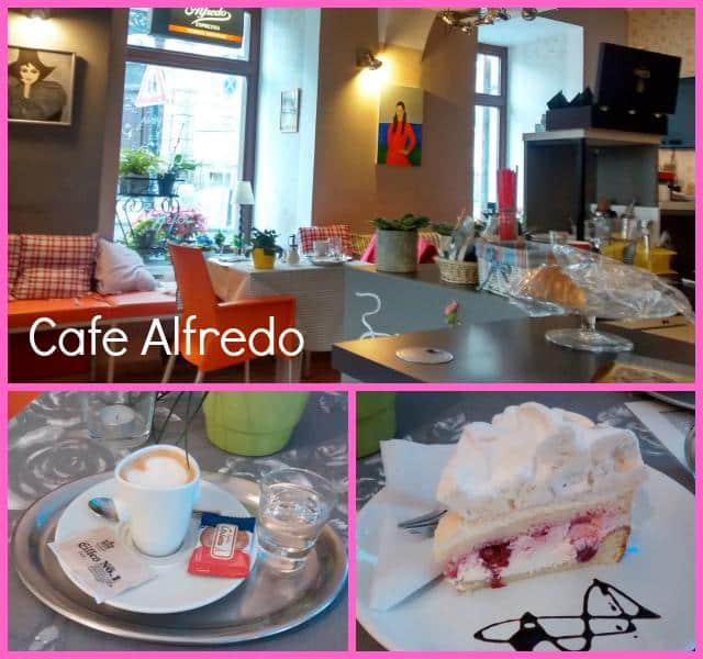 Comer e beber em Praga Cafe Alfredo