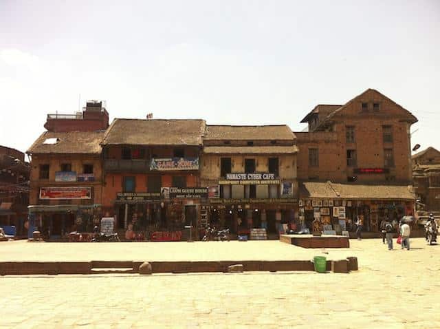 Comércio local em Baktapur - Nepal