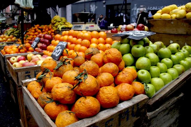 Mercado local em Montevideu, Uruguai