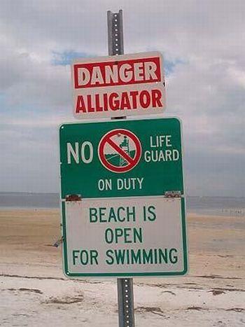 Praia perigosa