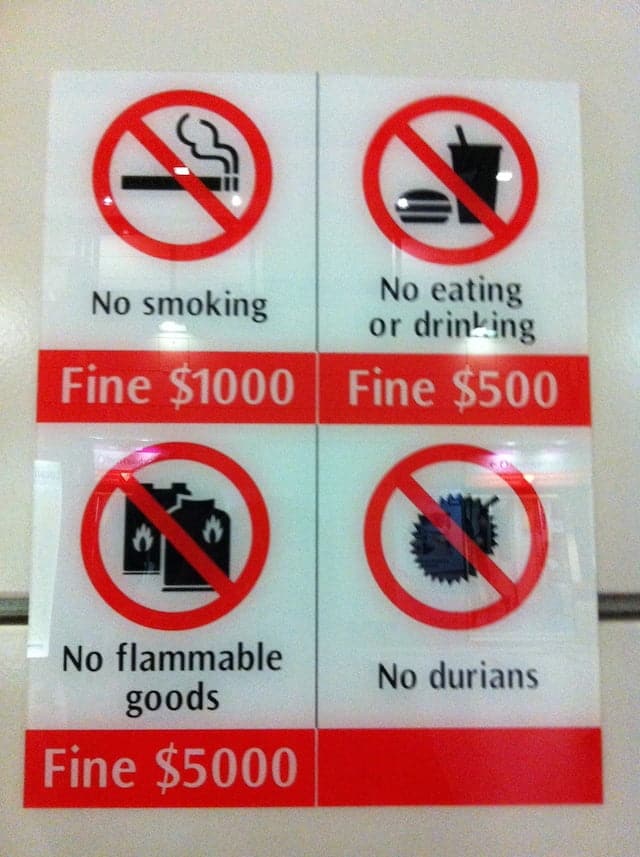 Singapura multas