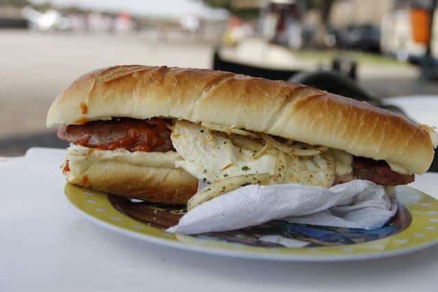 Choripan em Buenos Aires