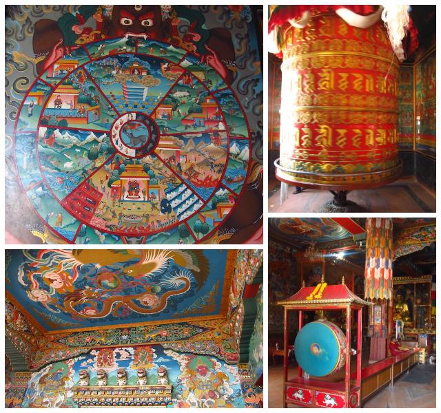 Detalhes Monastério Boudhanath