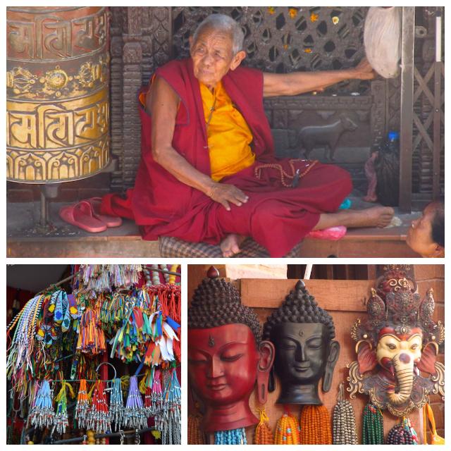 Detalhes em Boudhanath Nepal