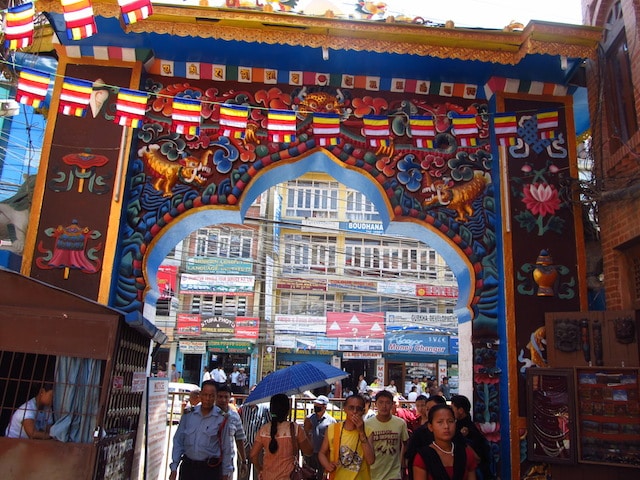 Entrada Estupa de Boudhanath