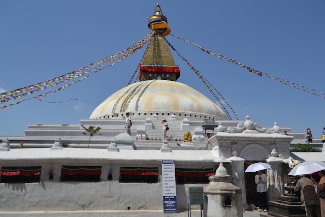 entrada estupa de Boudhanath