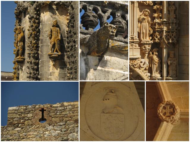 Detalhes Castelo de Tomar Portugal