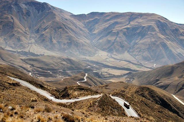 Cuesta del Obispo, estrada próxima a Salta