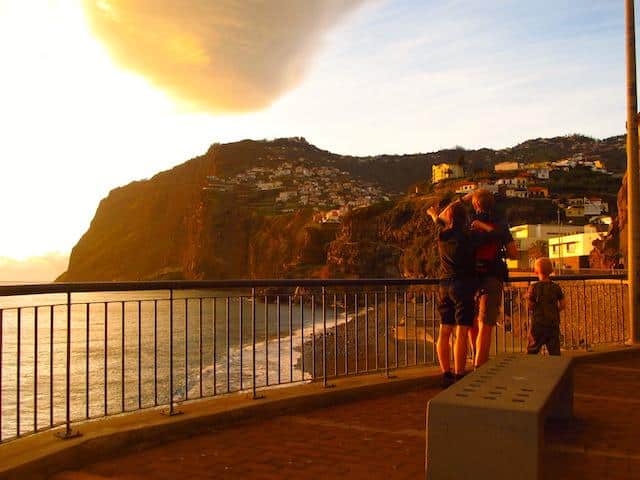 camara de lobos vista por do sol