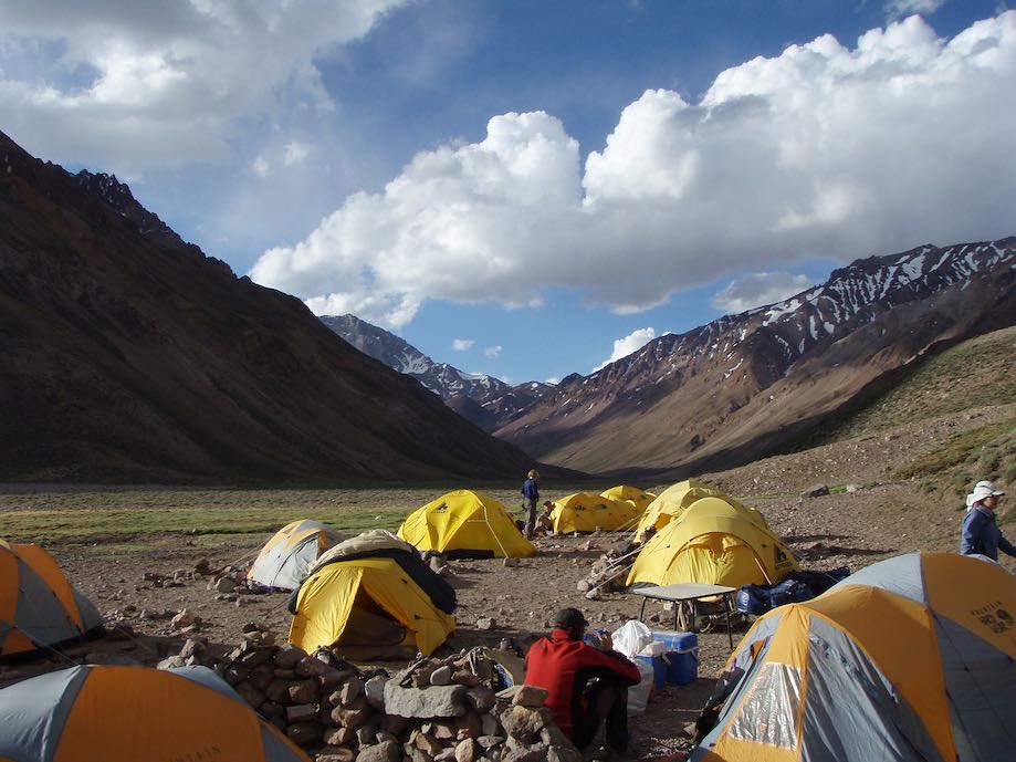 Trekking no monte Aconcagua