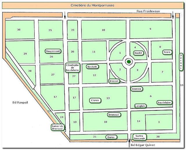 Mapa Cimetière_du_Montparnasse
