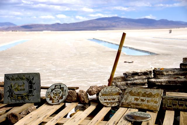 Artesanato em Salinas Grandes - Argentina