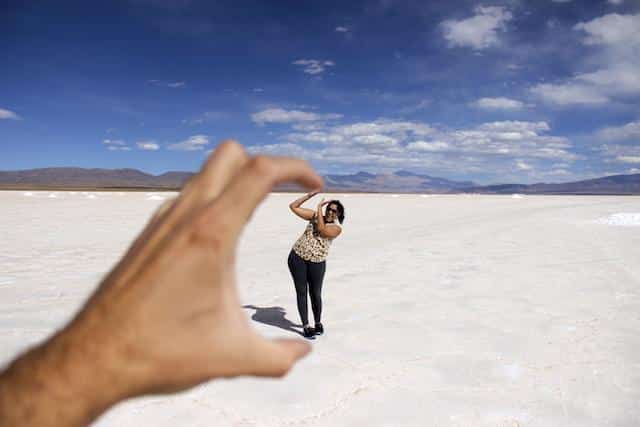 Foto perspectiva - Salinas Grandes