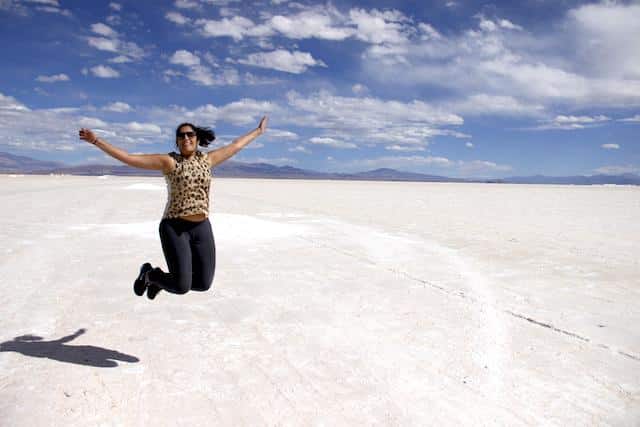 Foto pulo - Salinas Grandes