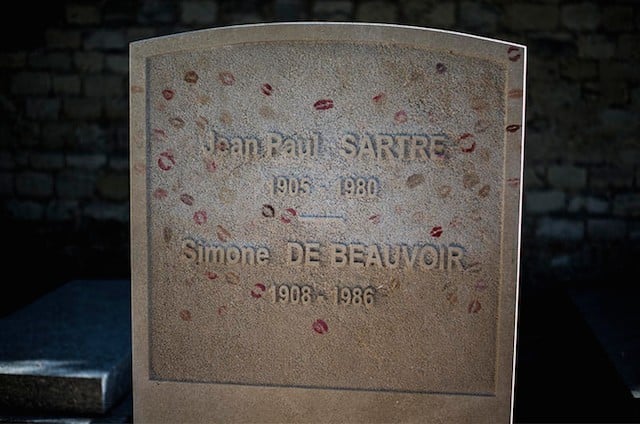 Sartre Beauvour cimetière du Montparnasse christophe noel
