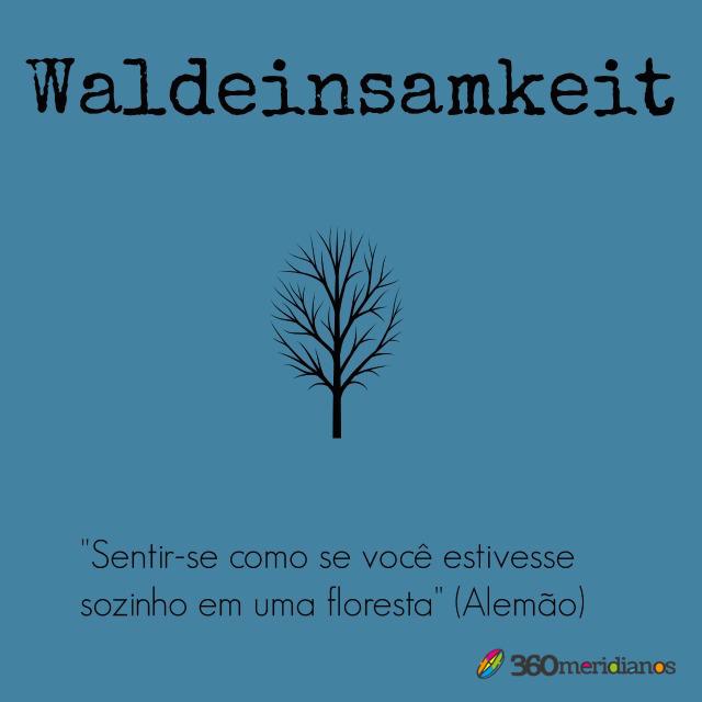 waldeinsamkeit - palavras intraduzíveis