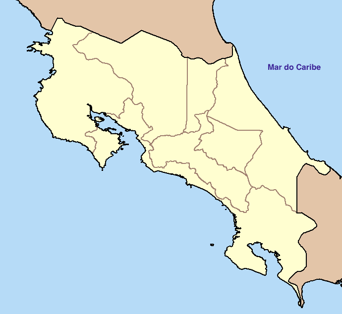 Mapa - Costa Rica