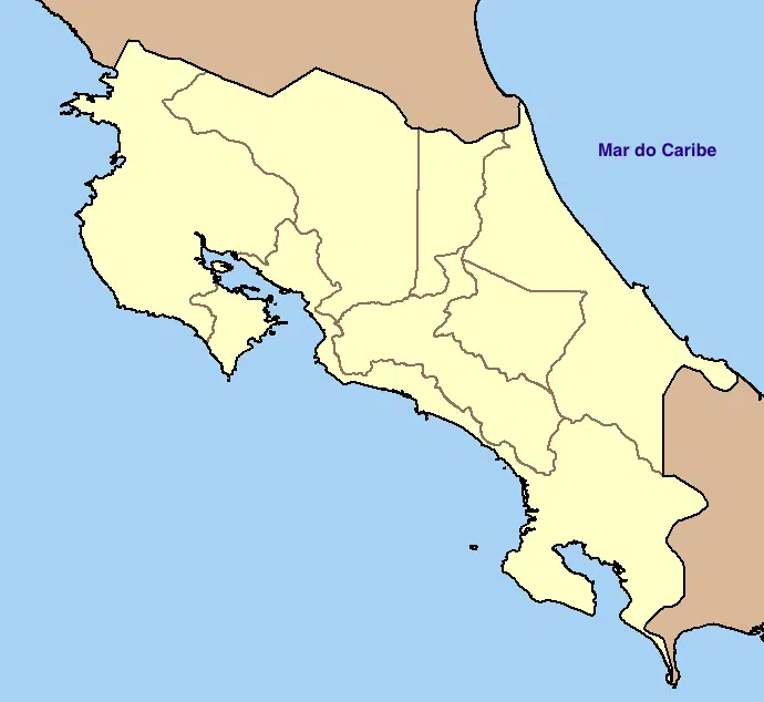 Mapa - Costa Rica