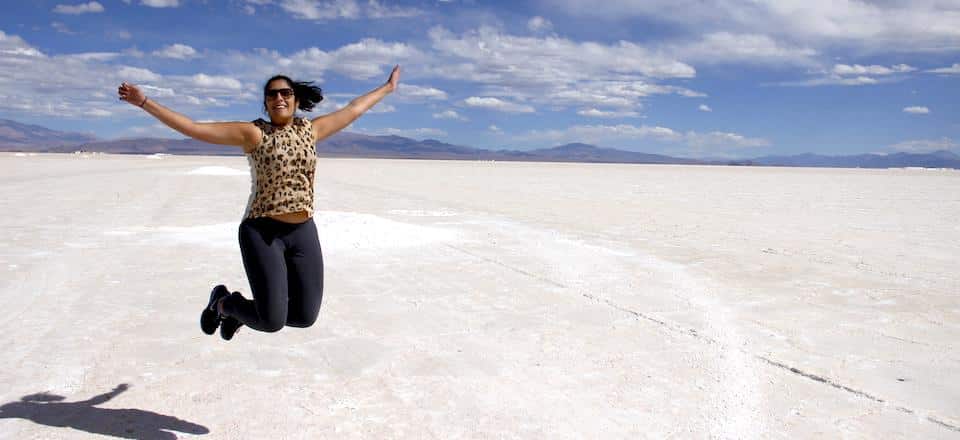 Naty em Salinas Grandes - Argentina