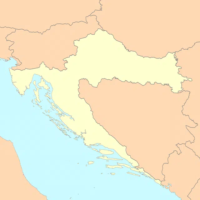mapa croacia