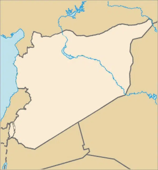 Siria - mapa