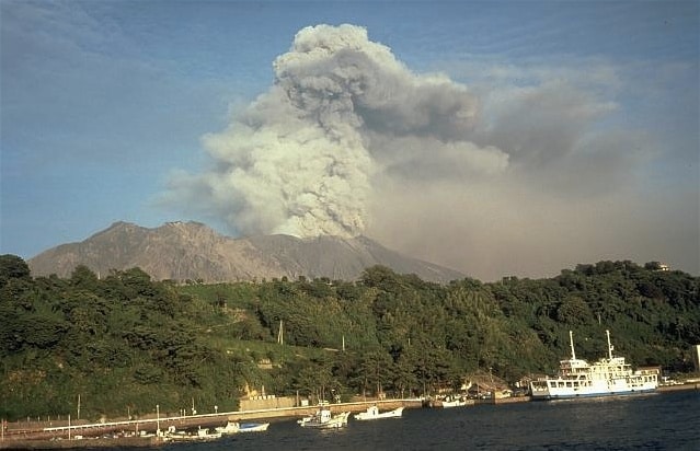 Vulcão no Japão