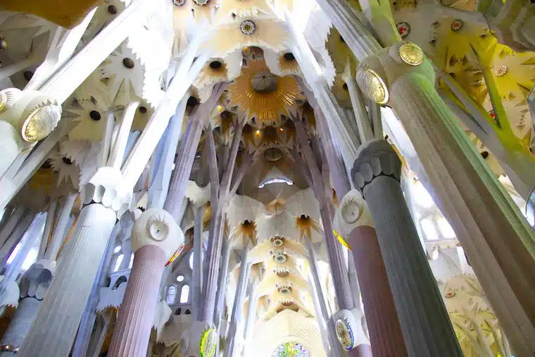 Interior da Sagrada Família, Barcelona