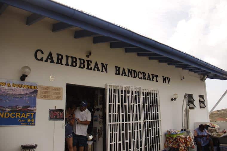 Loja de artesanato em Curaçao