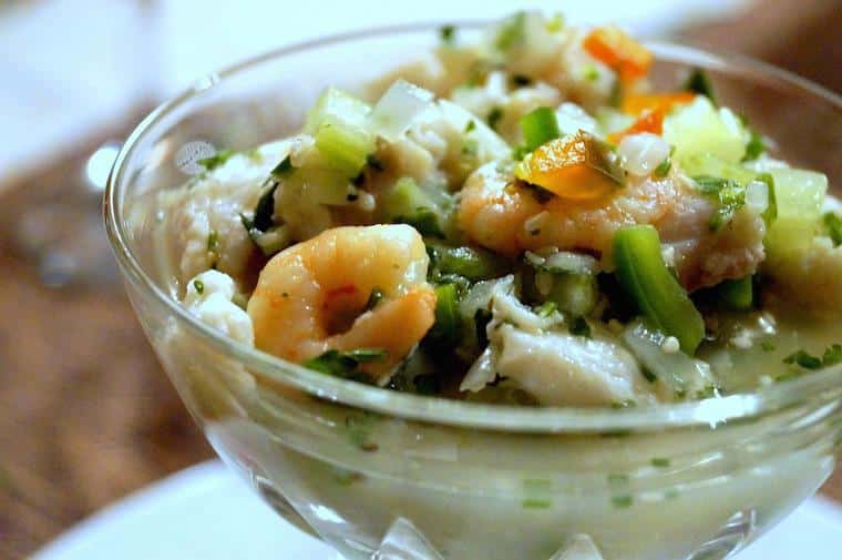 comer no caribe - ceviche