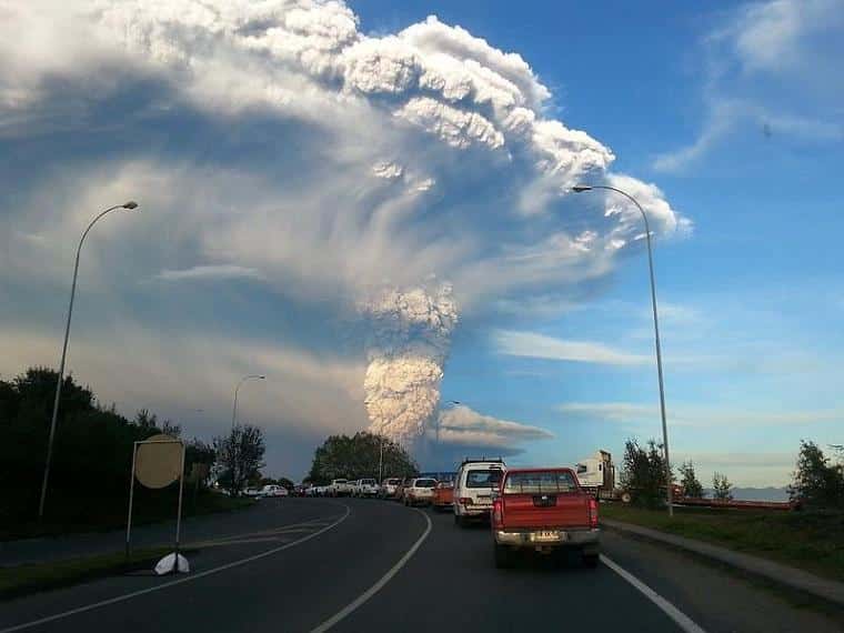 vulcão no chile