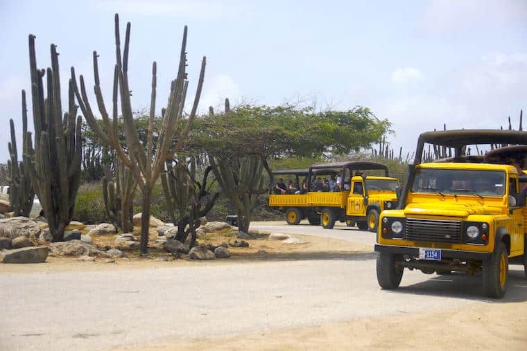 Passeio no deserto de Aruba