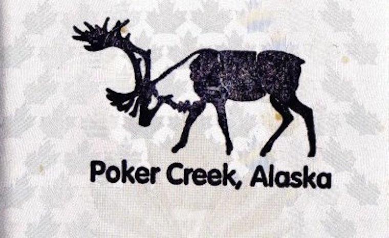 Poker Creek, Alaska Carimbo