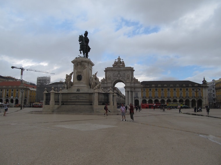 Praça do Comércio em Lisboa Portugal