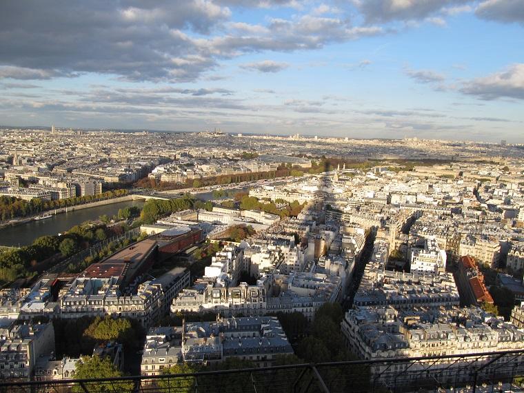 vista da torre eiffel