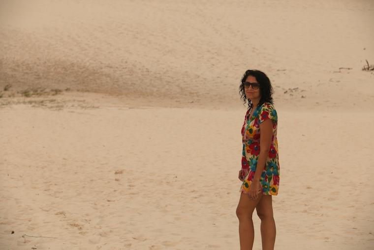 Naty nos Lencóis Maranhenses