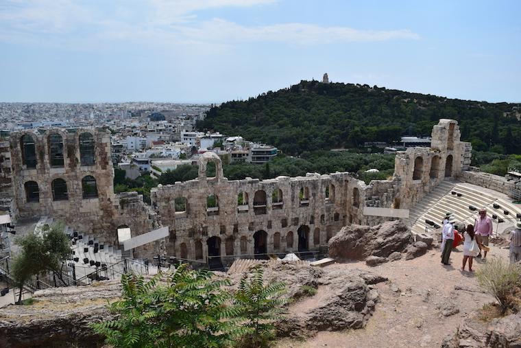 Acrópole de Atenas Grécia odeão