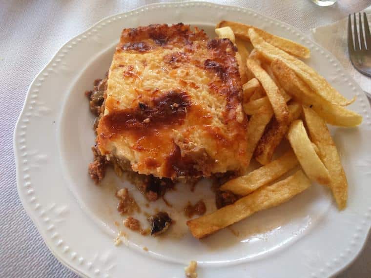 Comida Grega Moussaka