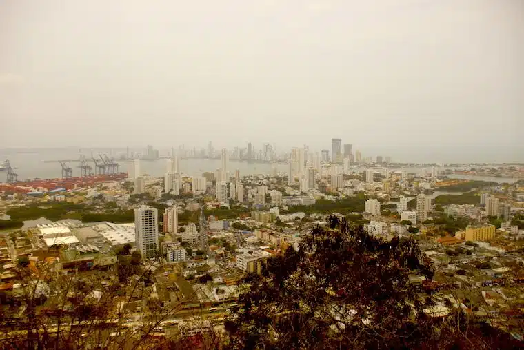 Vista do Cerro de la Popa - Cartagena das Índias