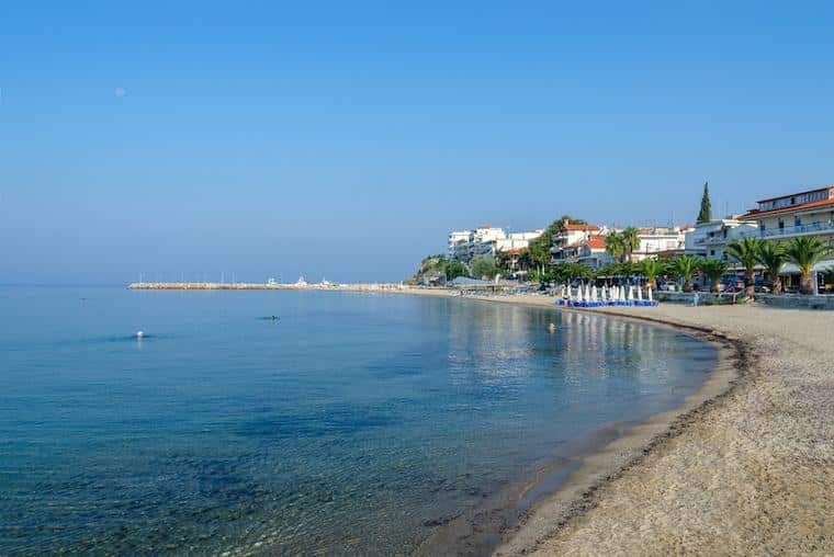 Nea Kallikratia praias na grécia