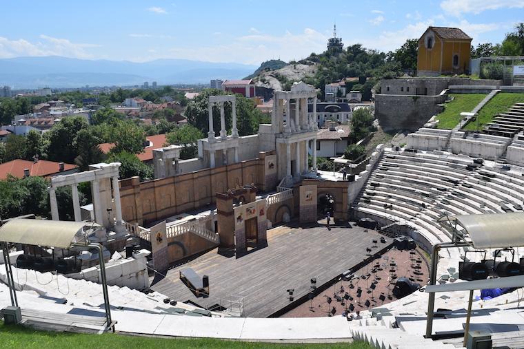 Plovdiv Bulgária Anfiteatro