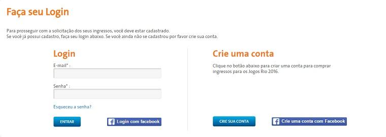 ingressos olimpiadas 2016