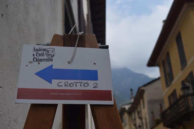 Andem a crot chiavenna