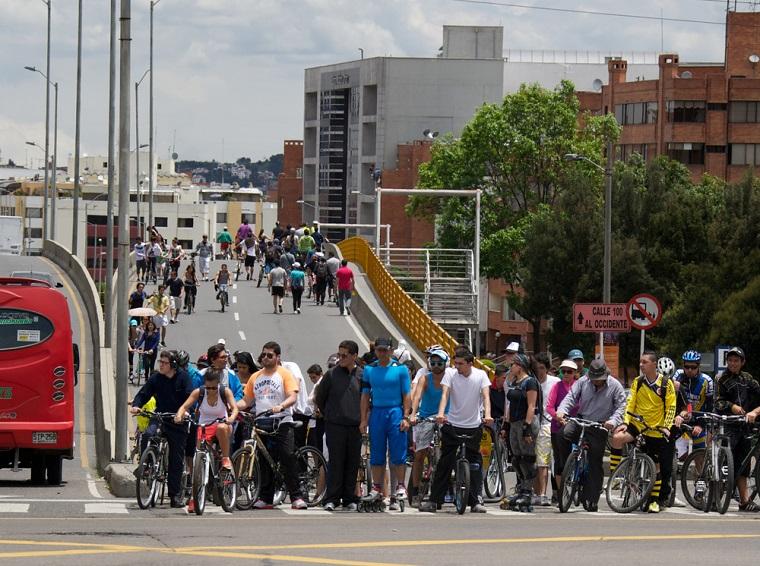 ciclovias em bogotá