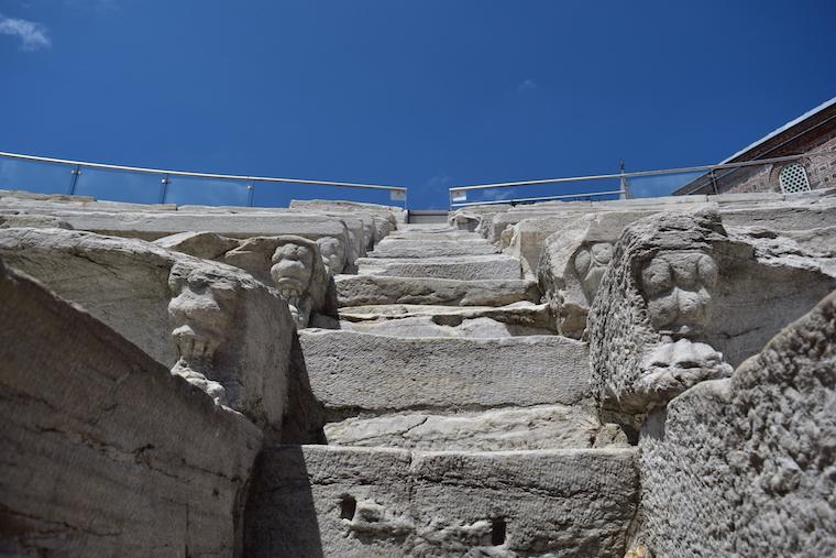 plovdiv bulgária detalhe estadio romano