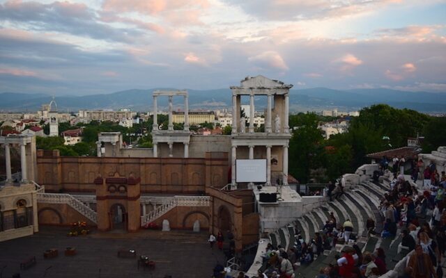 ópera teatro romano plovdiv bulgária