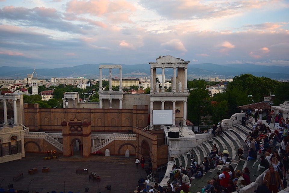 ópera teatro romano plovdiv bulgária