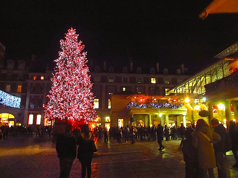 Natal em Londres árvore